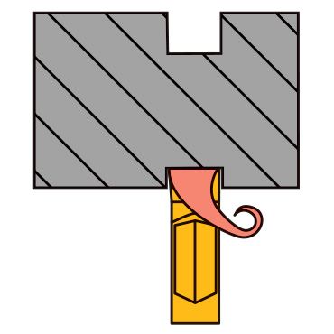 Conception de rupture de copeaux d'une autre marque