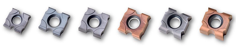 Various applicable inserts of side milling cutter