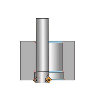 Lower Chamfering Cutter for CNC