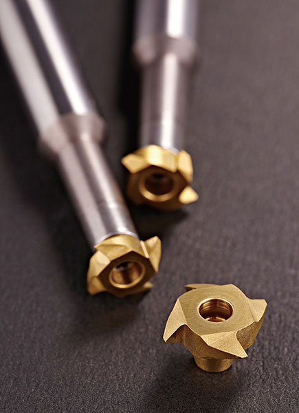 飞碟铣牙刀片利用cnc铣牙程式,一片刀片利用cnc程式编码可加工十几种